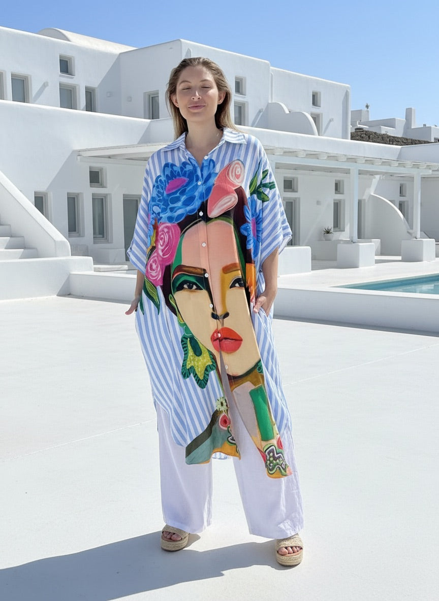 Eight Five Six Shirt Dress