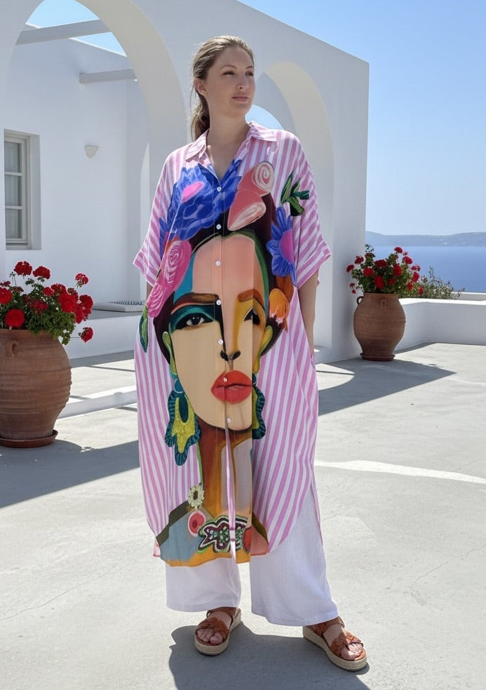 Eight Five Six Shirt Dress