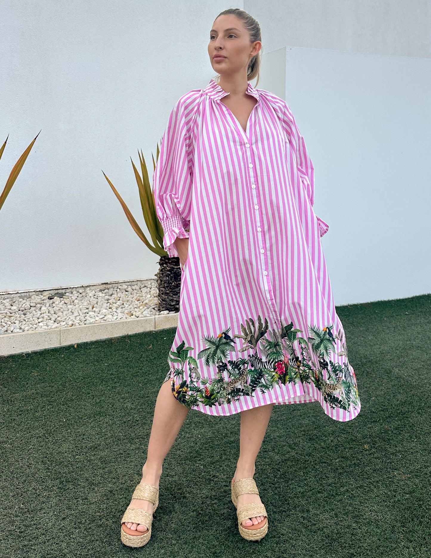 EIGHT SIX SIX SHIRT DRESS