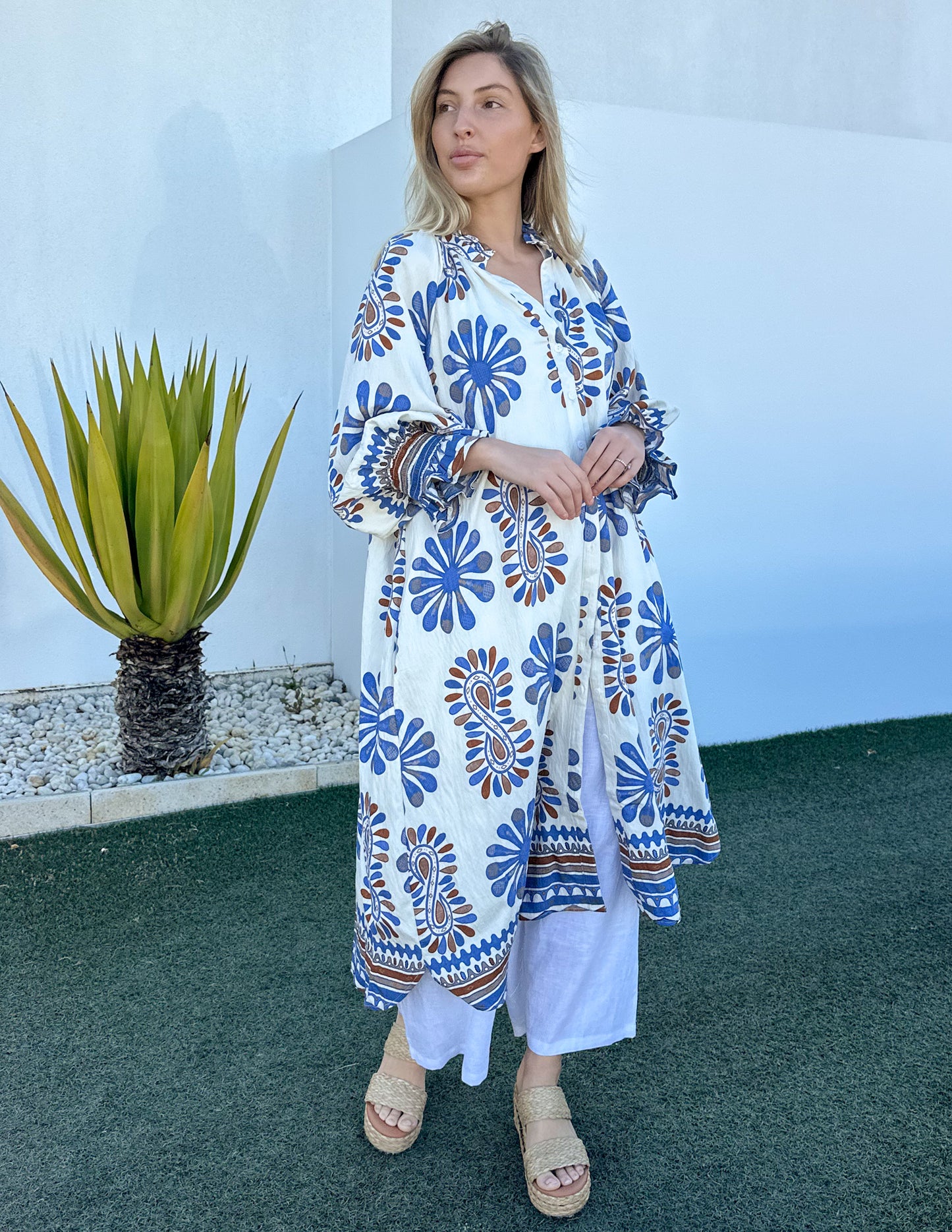 eight five zero shirt dress