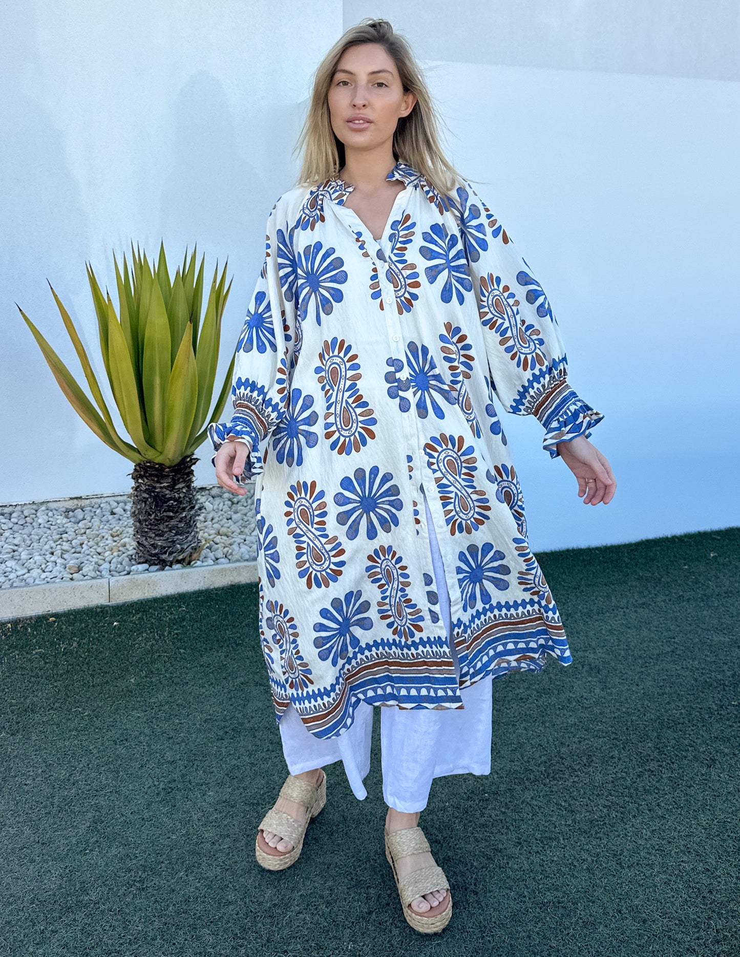 eight five zero shirt dress
