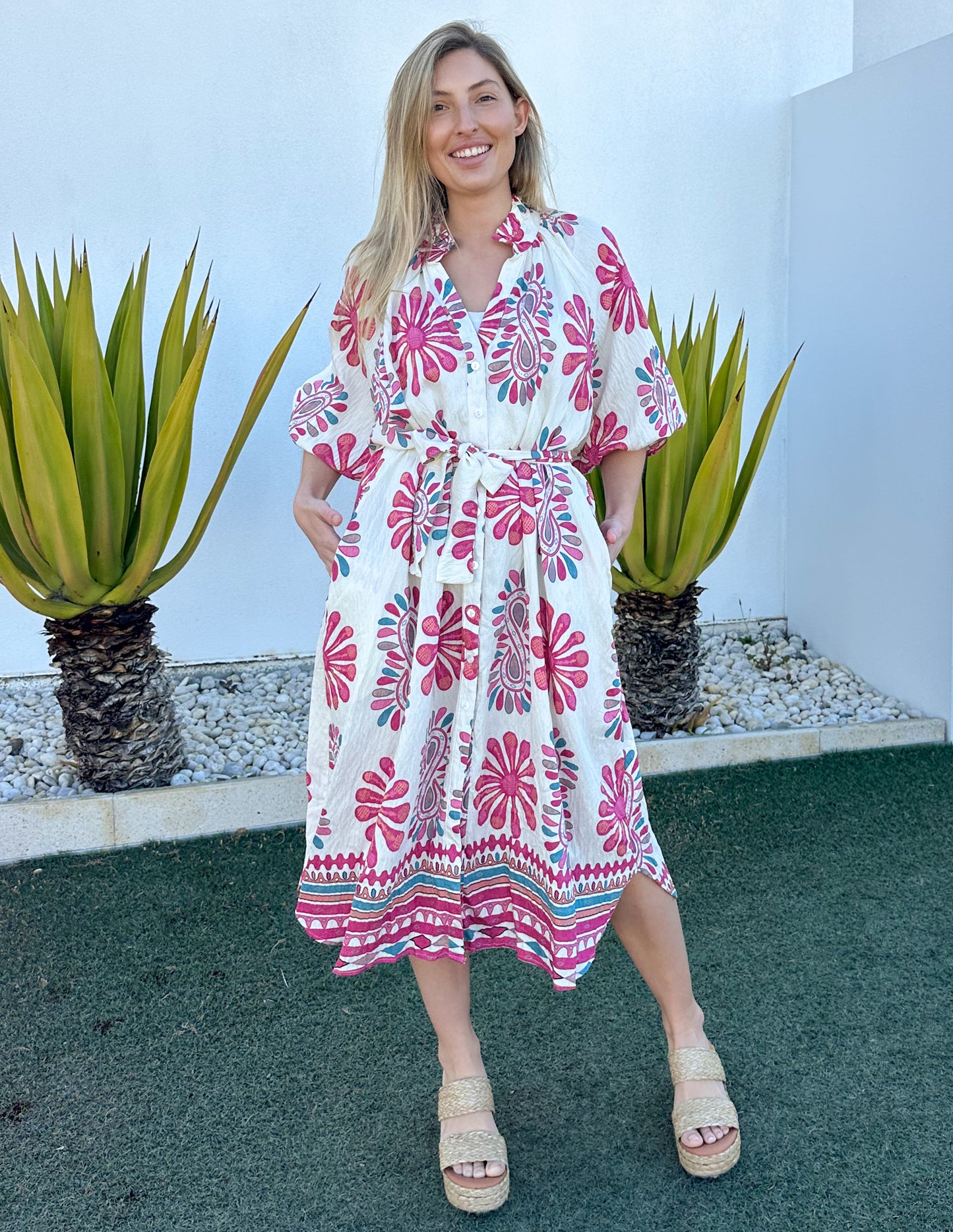 eight five zero shirt dress