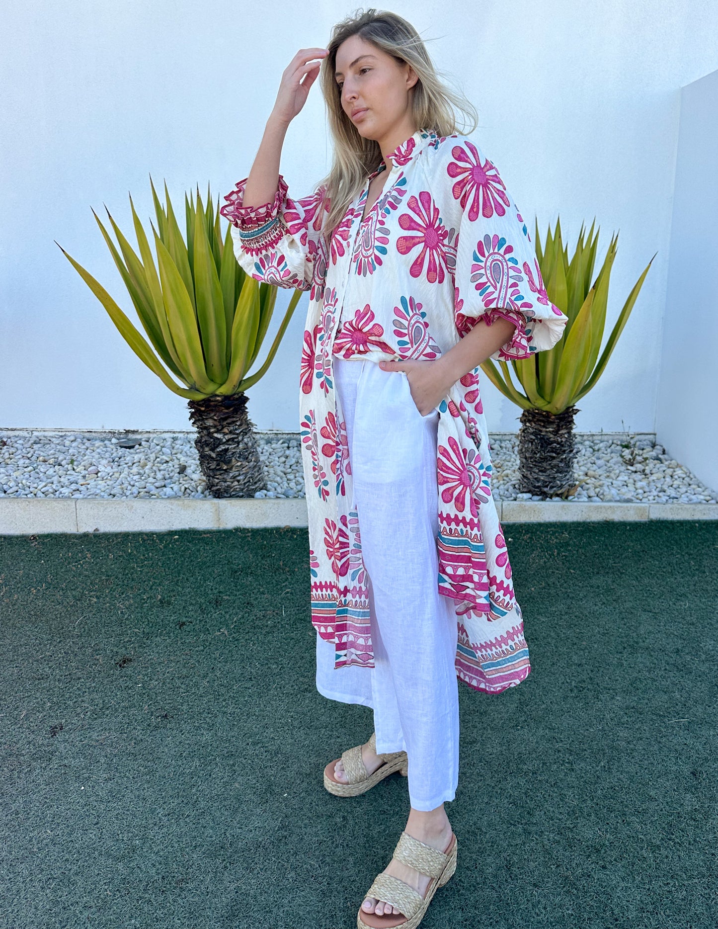 eight five zero shirt dress
