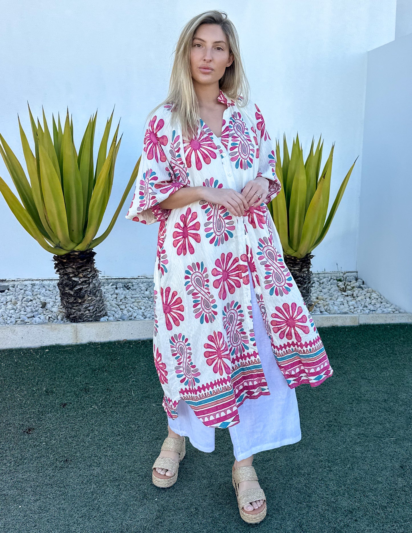 eight five zero shirt dress