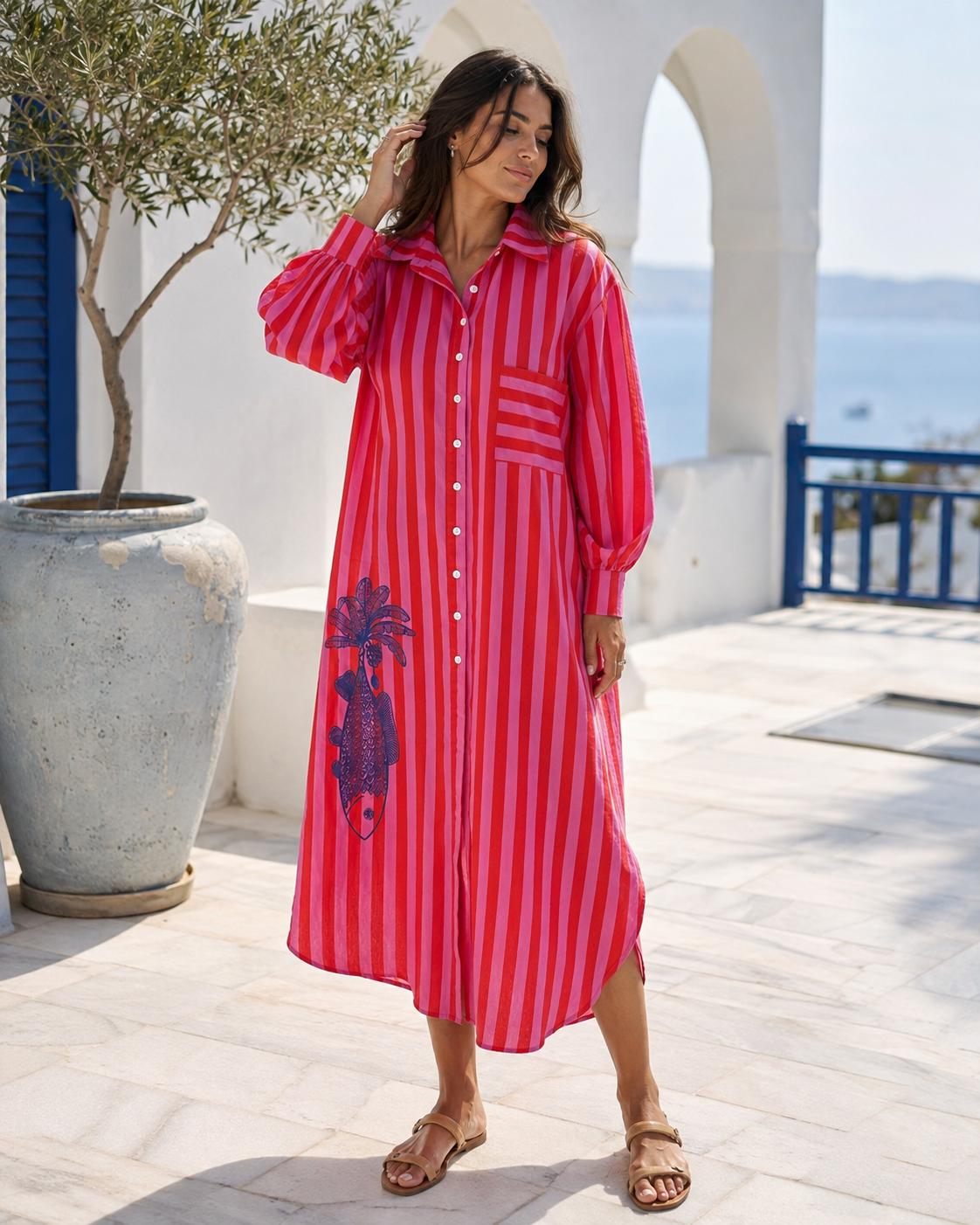 Nine Eight Nine Shirt Dress