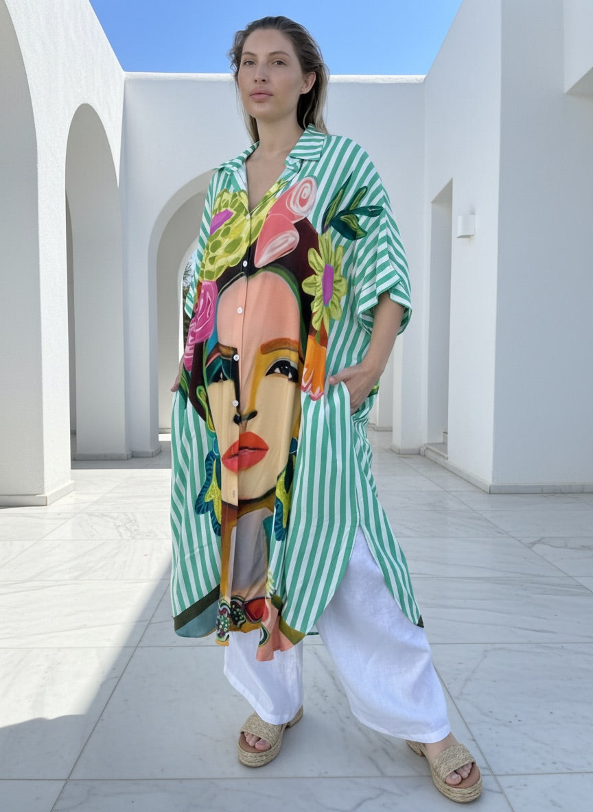 Eight Five Six Shirt Dress