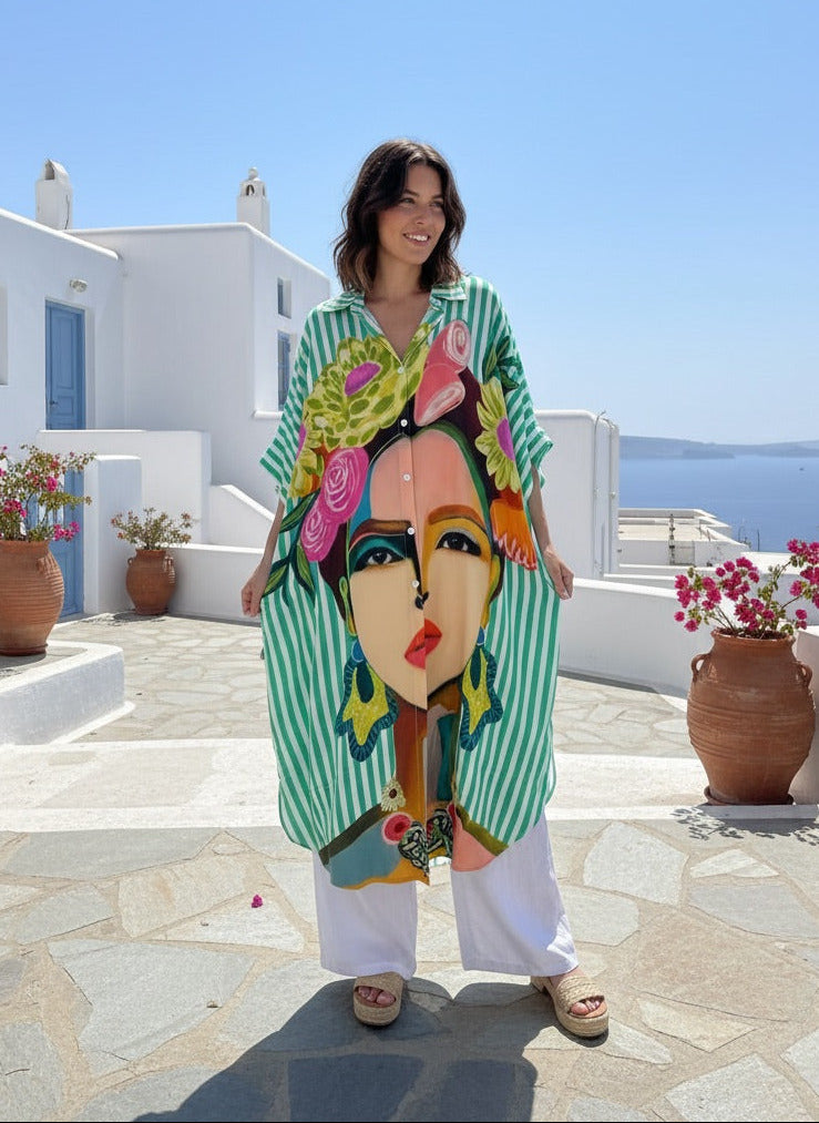 Eight Five Six Shirt Dress