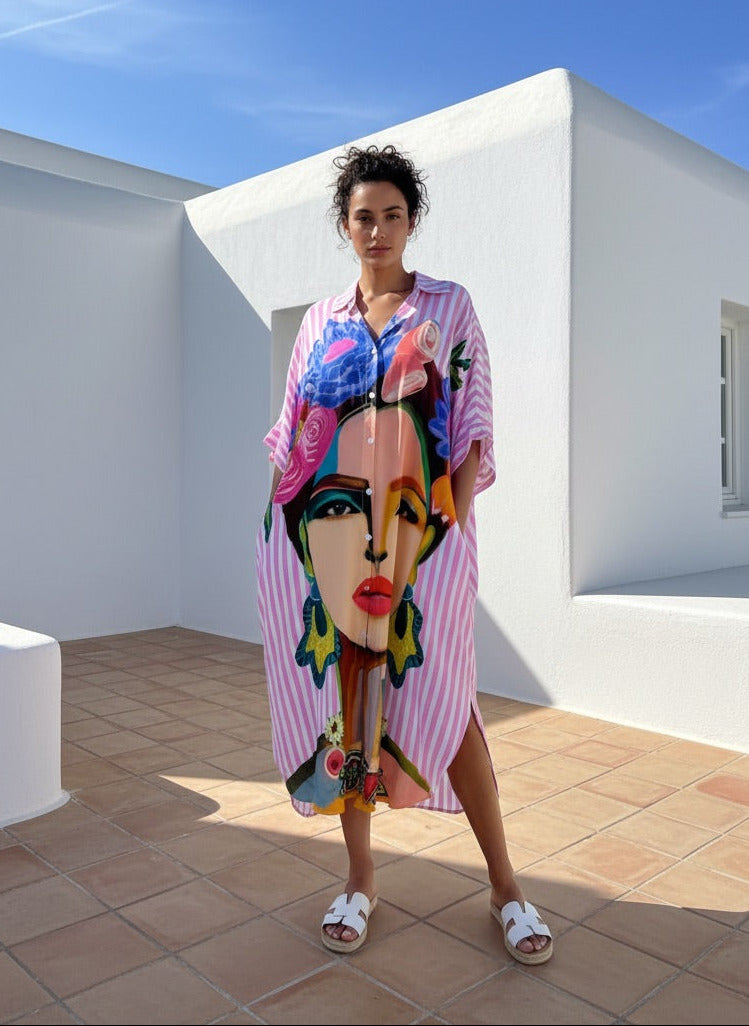 Eight Five Six Shirt Dress