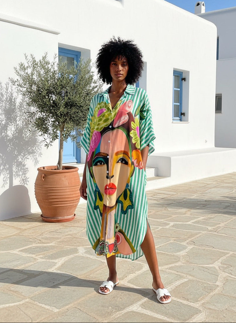 Eight Five Six Shirt Dress
