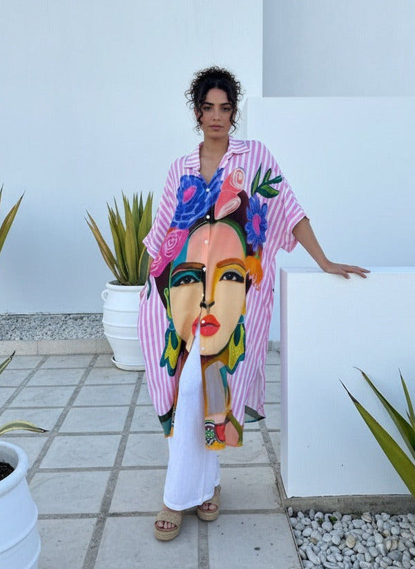 Eight Five Six Shirt Dress