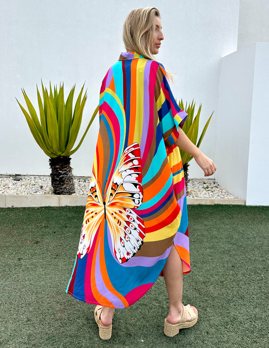 EIGHT FIVE ONE SHIRT DRESS