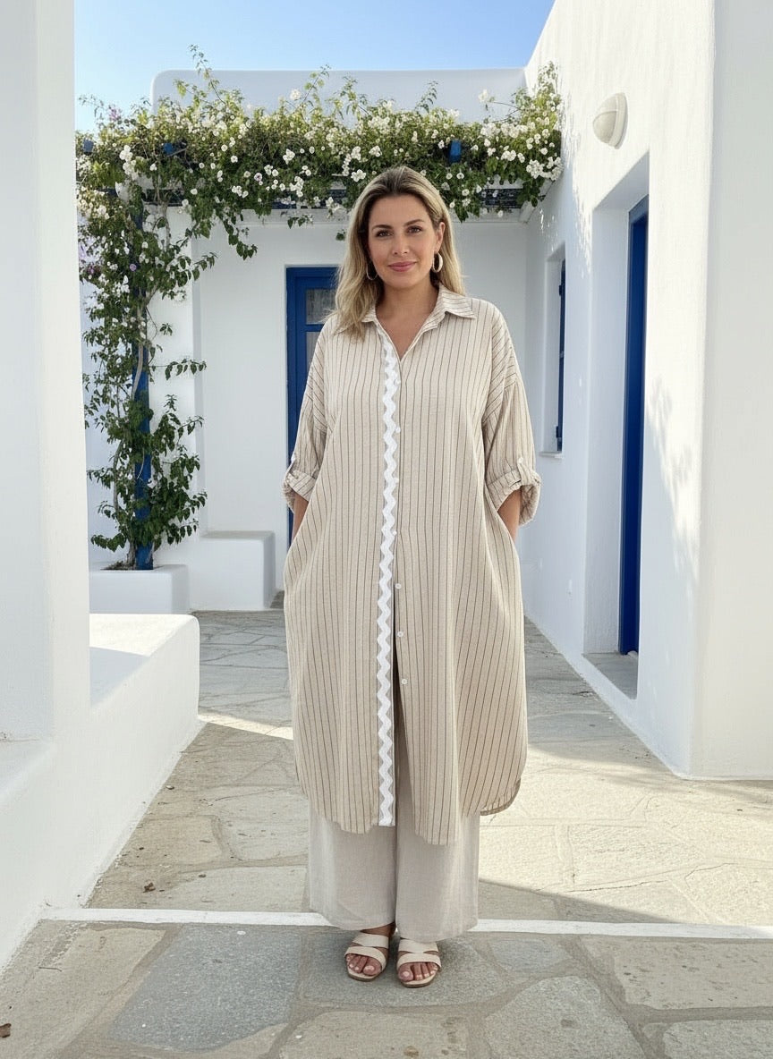 EIGHT TWO FIVE SHIRT DRESS